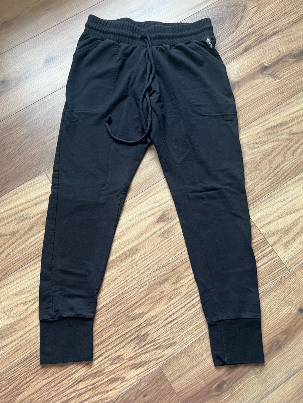 FP Movement Free People Black Long Cuff Joggers Sweatpants M